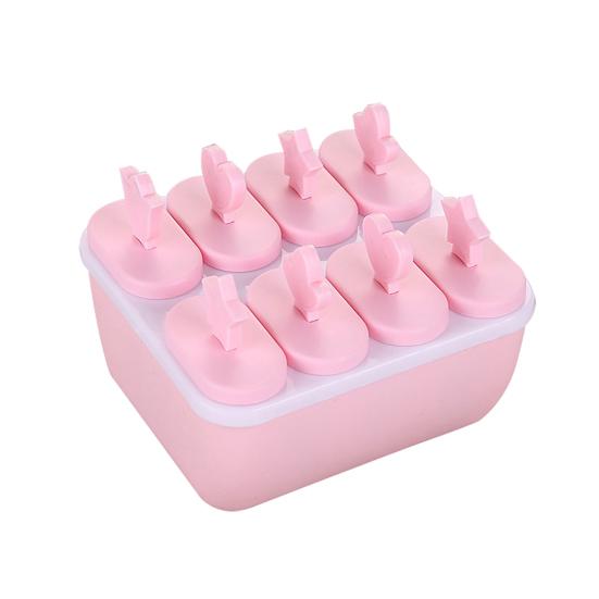 Plastová forma na nanuky, zmrzlinu, výrobník, tác na kostky, DIY kuchyňský nástroj s víkem