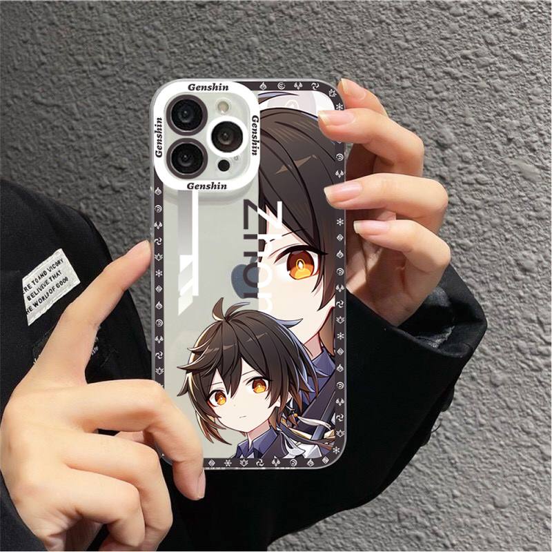 Anime Genshin Impact Phone Case for iPhone 11 12 13 Mini Pro Max 14 Pro Max Case Shell