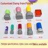 Custom Cartoon Teacher Stamp: Personalized Photo Stamps for Journals, Student Points, and Creative Logos with Q Version Avatars.