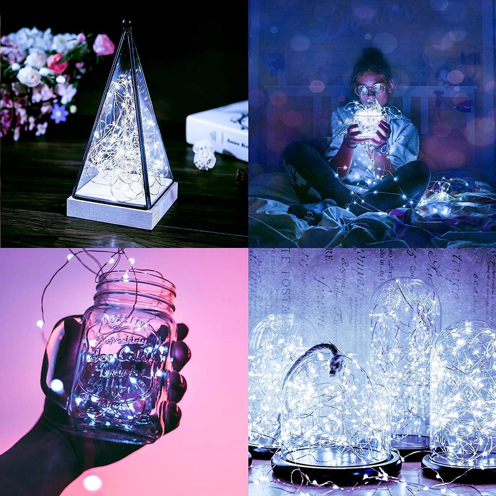 Vviho LED Illumination String Halloween Jewelry 100 Battery Remote 8 Flashing Timer IP67 Waterproof and Perfect for School Outdoor and Indoor Garden