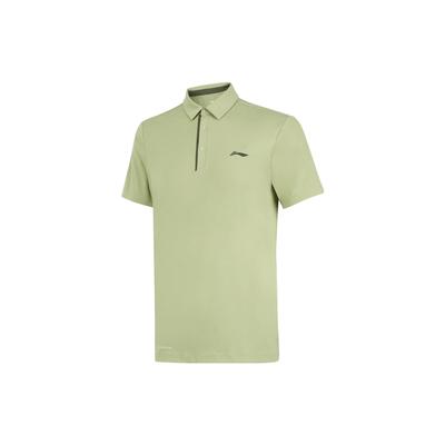 Sports Life Series Solid Color Quick-Drying Polo Shirt Men Tops Green APLT031-3