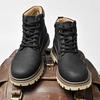 Fashion Men's Comfortable and Lightweight Work Boots, Anti Slip High Top Fashion and Ankle Short Boots, Casual Lace Up Combat Boots 2025