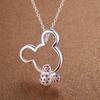 New 925 Sterling Silver Necklace Pendant AAA Zircon For Women Exquisite Student Girlfriend Jewelry Accessories Wedding Gift