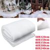 Artificial Cotton Christmas Snow Blanket Decoratiive DIY Fake Snow Carpet Reusable Simulation Christmas Snow Roll Mat