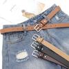 Slim Belt Ladies, Student Jeans Black Trim Belt