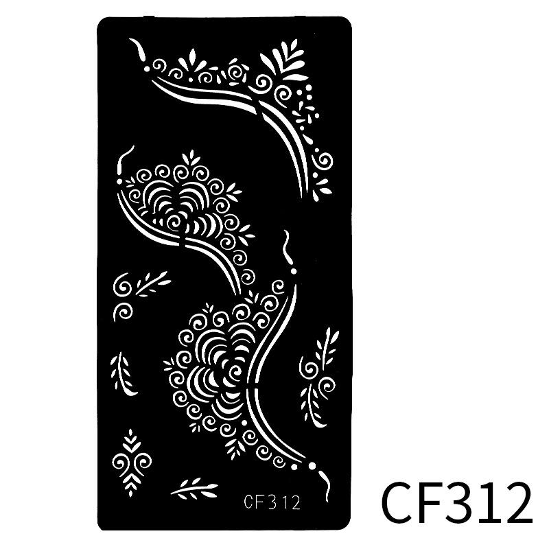 Autocolant de Frumusețe Autocolant Tatuaj Gol Șablon Autocolant Tatuaj Indian Hannah 3D