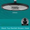 High Pressure Massage Rainfall Bathroom Shower Nozzle Big Panel Large Flow Supercharge Ceiling Mounted Shower Head
