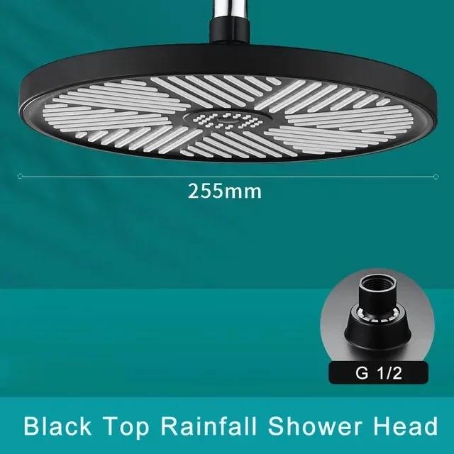 High Pressure Massage Rainfall Bathroom Shower Nozzle Big Panel Large Flow Supercharge Ceiling Mounted Shower Head