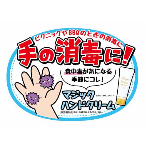 Zeria Pharmaceutical Disinfectant Hand Cream, Magic, 40g, White, 1 Box