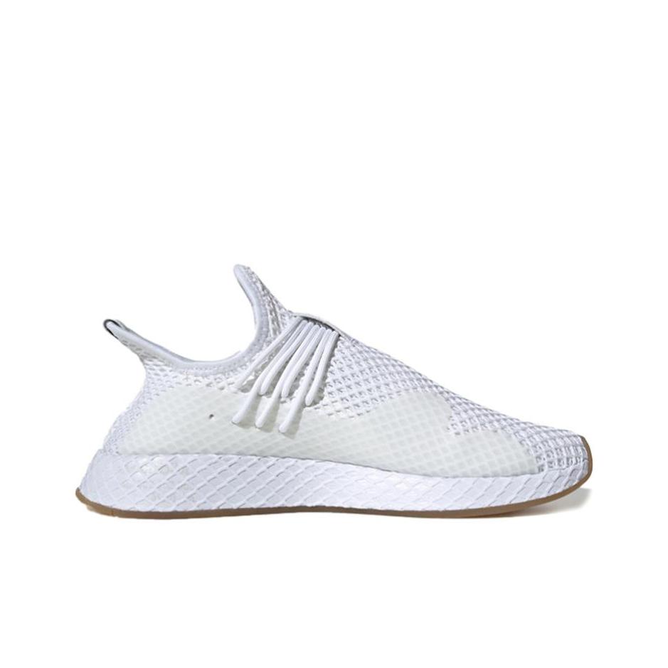 adidas Originals Deerupt S Minimalistes Sport Amorti Basse Tige Style de Vie Chaussures Baskets Unisexe Blanc EE5654