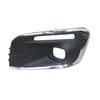 For Citroen Elysee C-Elysee 2017 2018 2019 High Configuration Front Bumper Fog Light Frame Cover Trims Grille Car Accessories