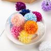 100PCS Artificial Hydrangea Flowers Wedding Home Party Room Decoration Christmas Candy Box Fake Silk Scrapbook Plants