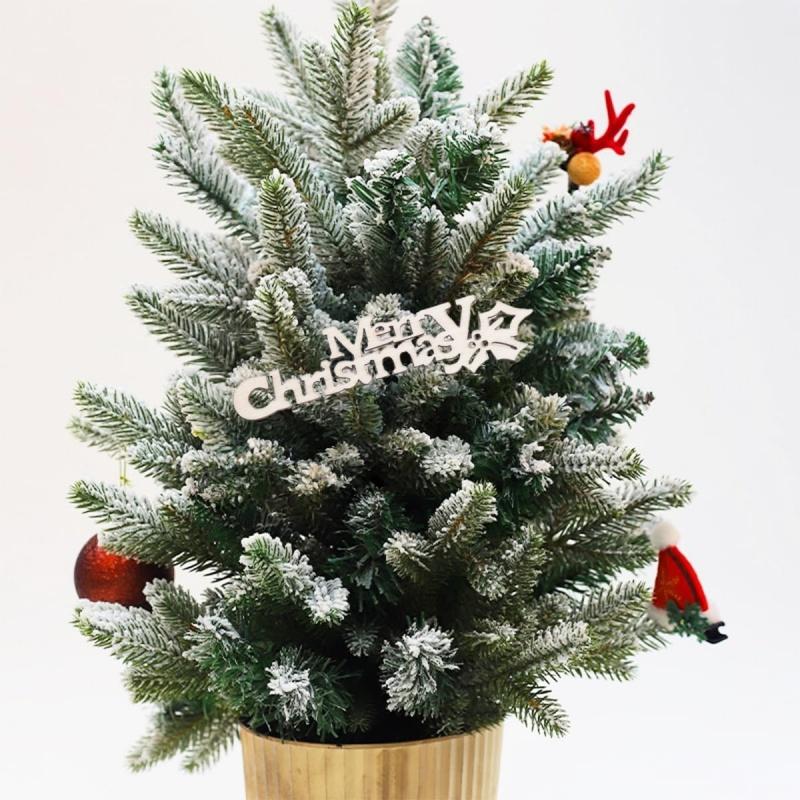 10/20PCS Wooden Merry Christmas Letters DIY Wood Craft Table Christmas Decorations Home Xmas Navidad Natal New Year Party Gifts