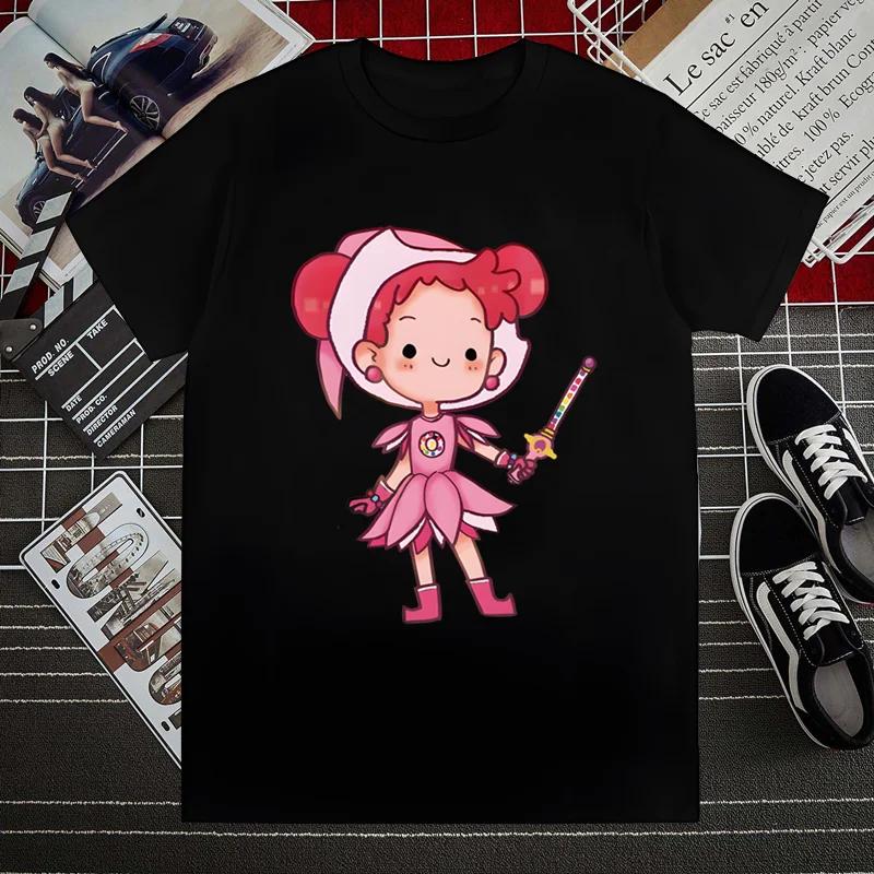 Ojamajo Doremi Magical Summer Fashion Shirt Graphic T Shirt Men Tops Base O-neck Tees Funny Girls Tshirt