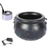 Halloween Mist Witch Pot,Witch Cauldron Fog Maker Water Fountain Fog Machine Colorful Changing Light Halloween Party Decoration