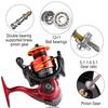Sougayilang Innovative 12+1BB 5.5:1 Spinning Reel 14KG Max Drag Power Fishing Reel for Bass Pike Fishing Rod