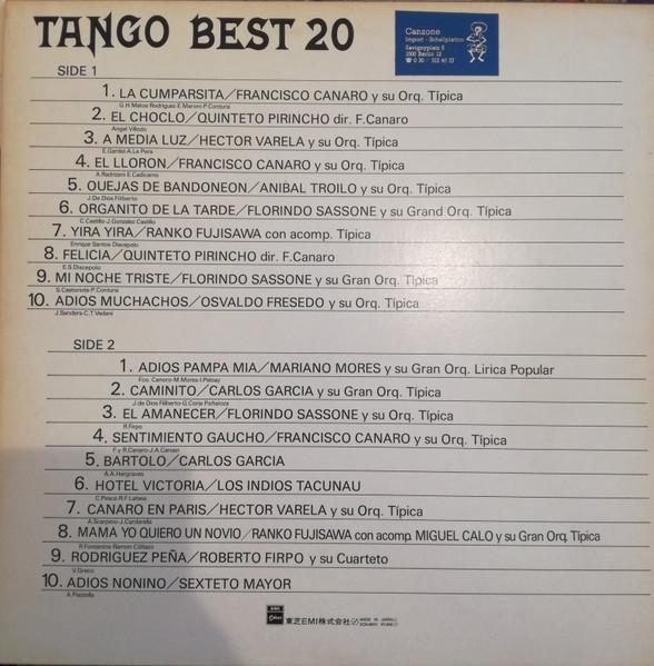 

LP Record VARIOUS Tango Best 20 EOS90111 ODEON 1981 Japan Obi World Music Used
