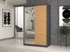 Wardrobe Iga 120 A/B ANTHRACITE ARTISAN