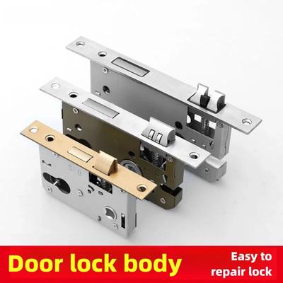 50mm Small Magnetic Bearing Lock Body Anti-Collision Mute Door Handle Accessories for Indoor Bedroom Wooden Doors