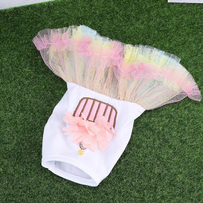 Pets Dog Dress Dog Clothes for Pet Wearing 3Pcs Colorful Pet Skirts