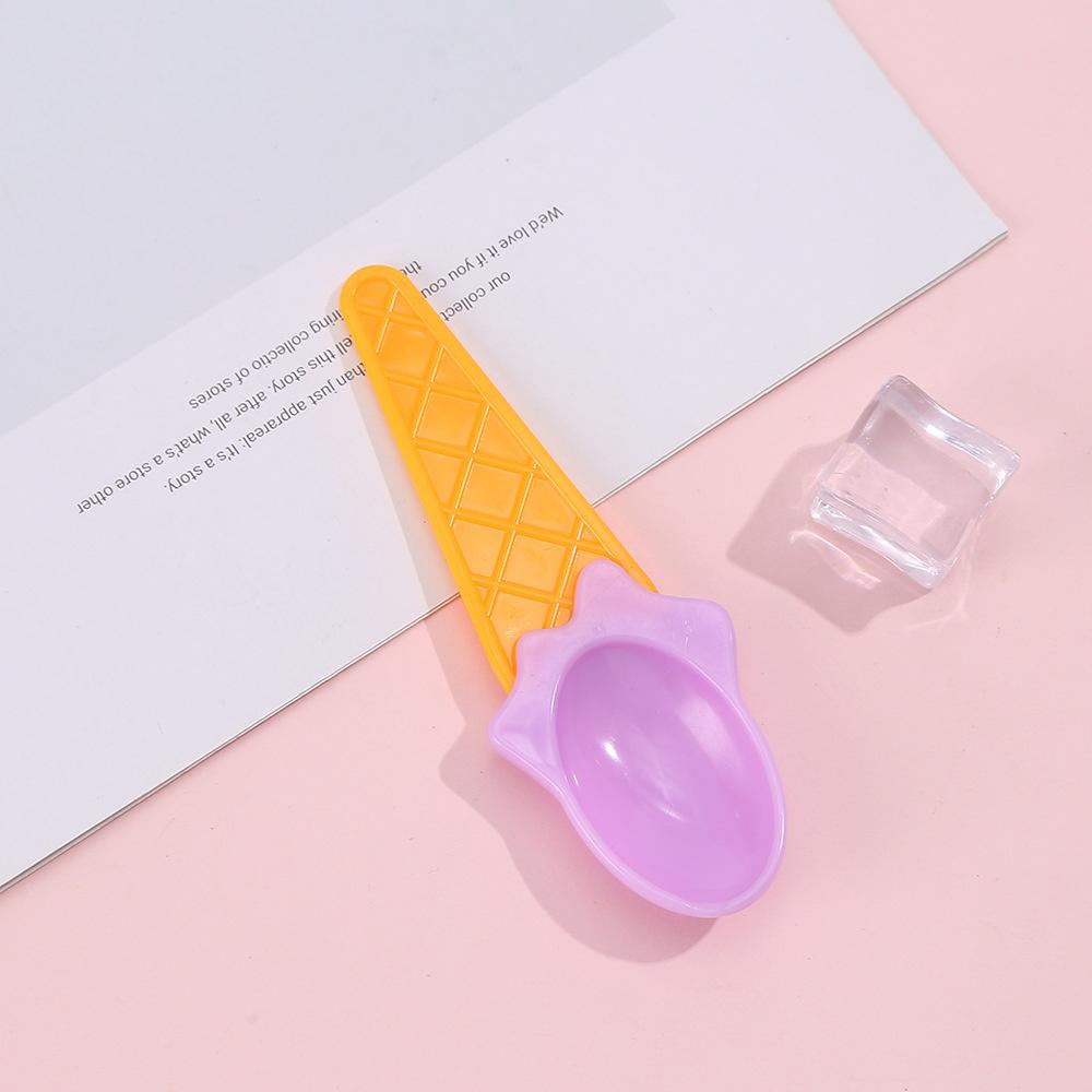 2/4PCS Plastic Bowl Great For Ice Cream Party Reusable Kids Cake Plastic Scoop Ice Cream Accessories Dessert Scoop Tableware
