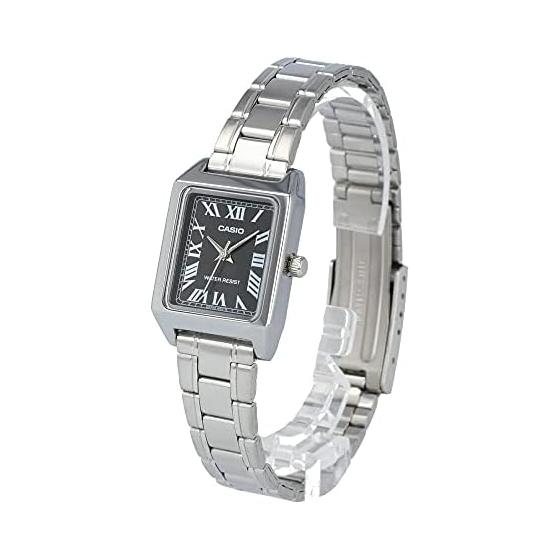 CASIO Casio STANDARD Дешевые часы Casio Женские Аналоговые Базовые Металлические Черные LTP-V007D-1B [Параллельный импорт]