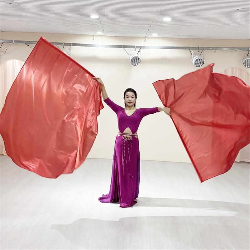 2Pcs Praise Dance Worship Flags Praise Church Flags with Scalable Rod Semicircle Worship   Wing Flags for Adults