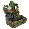 Distinctive Desktop Water Fountain Simulation Rockery Landscape Ornament with Atomizing EffectEU