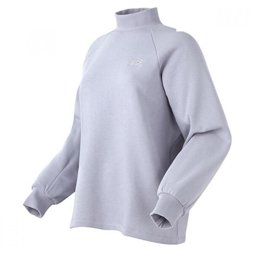 

New Balance Футболка с длинным рукавом, воротник-стойка, флис, длинный свитшот Nbnca4w362 51 85