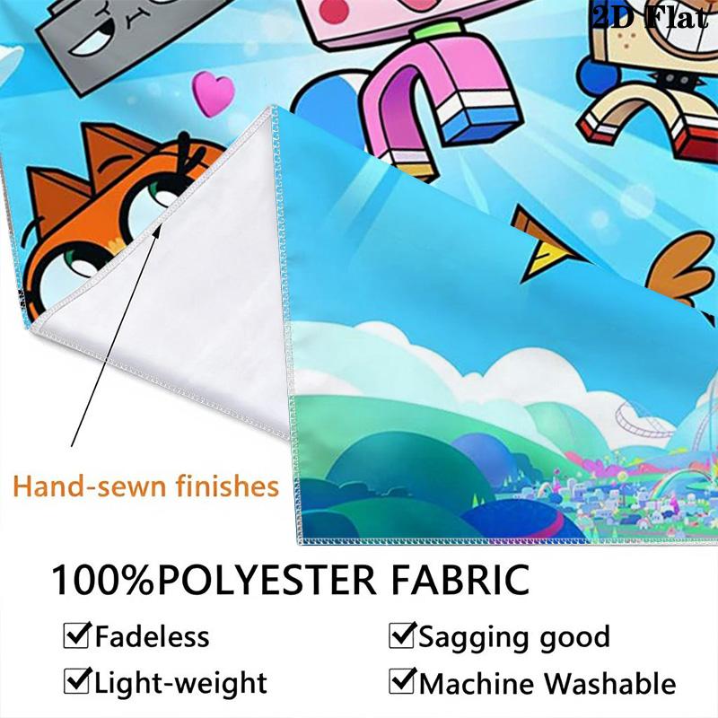 Unikitty Cartoon-inspired Pattern Home Decor Tapestry, Wall Hanging, Decorative RV Wall Cloth.XGT0914215