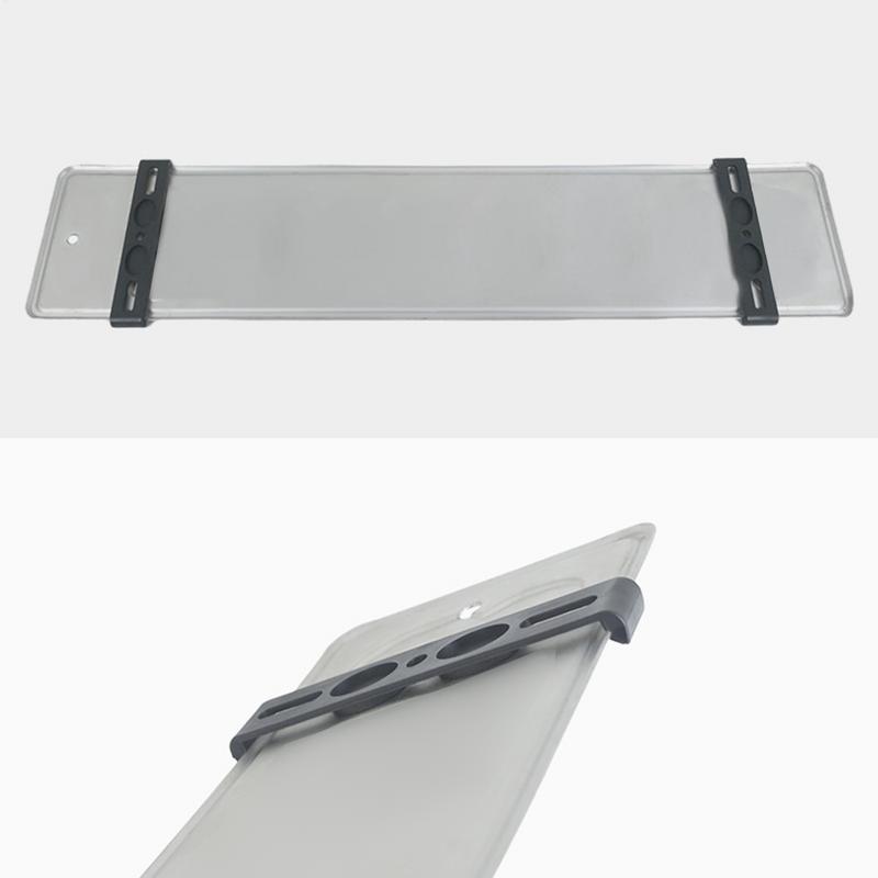 Frameless Universal License Plate Frame Reusable Invisible License Plate Frame Weather-Proof Car License Frame Cover Holder
