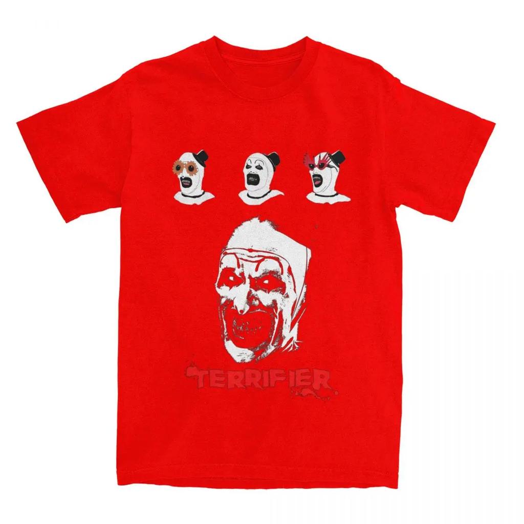 Neuartige Terrifier 2 Clown-T-Shirts für Männer und Frauen, Baumwolle, Art The Clown, T-Shirt, Sommerkleidung