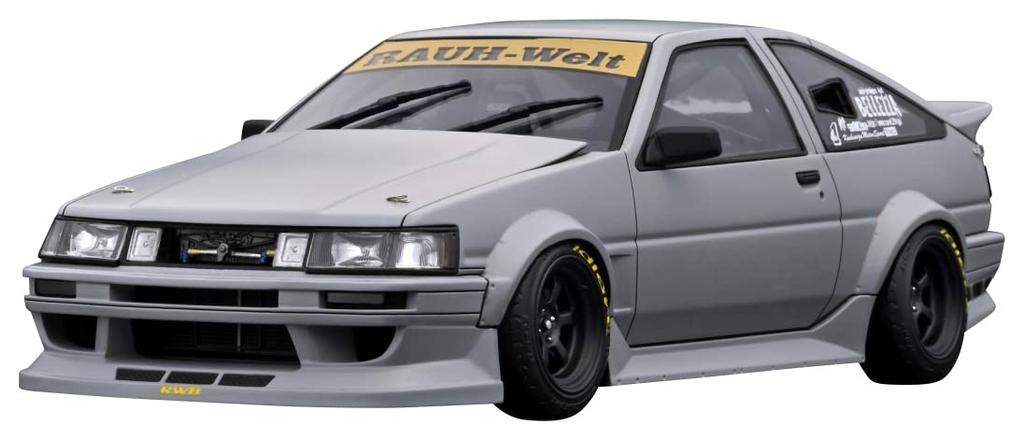 ignition model RWB AE86 Matte Gray finished product 1/18