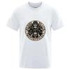 Skull Short Sleeve Cotton T-shirt Motorcycle Addict Piston T Shirt Hip Hop Men's Shirt Cool Tees Harajuku Fashion Streetwear