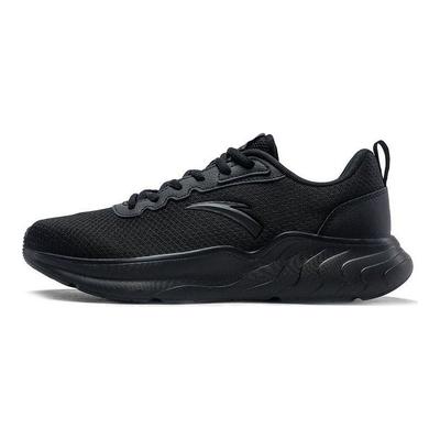 Scarpe da Corsa Leggere in Pelle Sintetica da Uomo Sneakers Nere 912345527-2