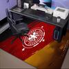 German Football Emblem Printed Office Carpet Chair Cushion  Entryway Rug, Rugs for Living Room, Bedroom Christmas gifts