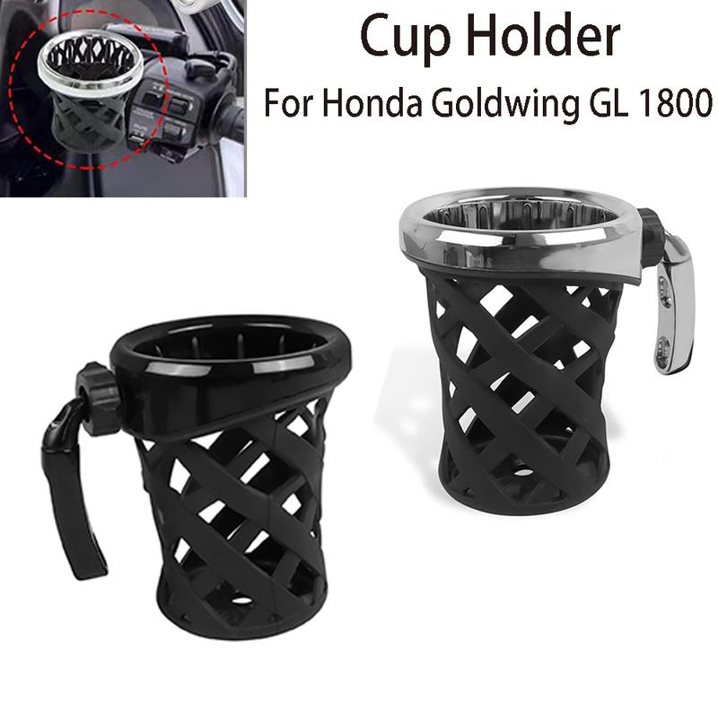 Motorcycle Passenger Water Bottle Holder Drink Cup Bracket For Honda Goldwing GL 1800 GL1800 2001-2023 Extended Water Cup Holder