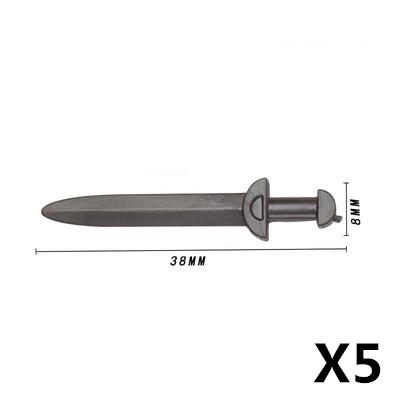 MOC Building Block Medieval Solider Knight Figures Toy Weapons Accessories Sword Axe Bow Sword Ten Spear Crossbow Mini Bricks
