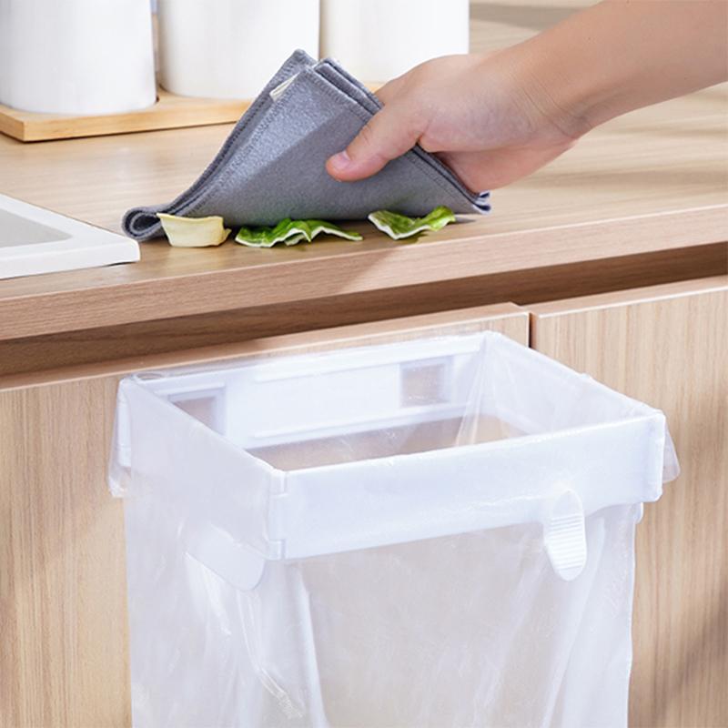 Závěsný držák na pytle na odpadky Skládací závěsný stojan na pytle na odpadky Domácí kuchyně Koupelna Přenosný úložný stojan