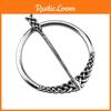 Vikinglegering Broche Speld Sluiting Met Geometrisch Ontwerp Voor Mannen En Vrouwen