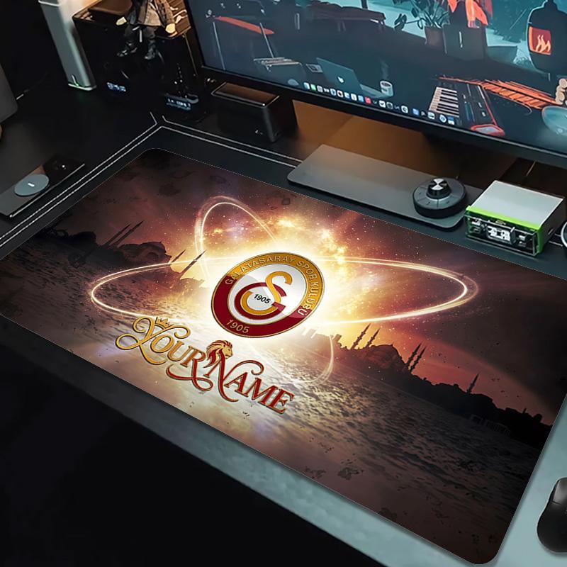 Galatasaray S.K Print Cushion Non-slip Laptop Tablet Big Mousepad XXL Mat Mini PC Playmat With Lock Edge