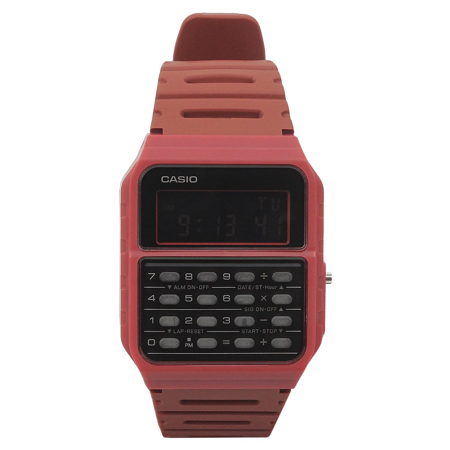 

CASIO Men s Women s Watch Calculator Data Bank CA-53 Reprint Model (Wine)