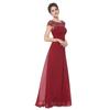 Elegante Abito Lungo in Pizzo da Donna per Balli e Feste Serale con Design Slim Fit