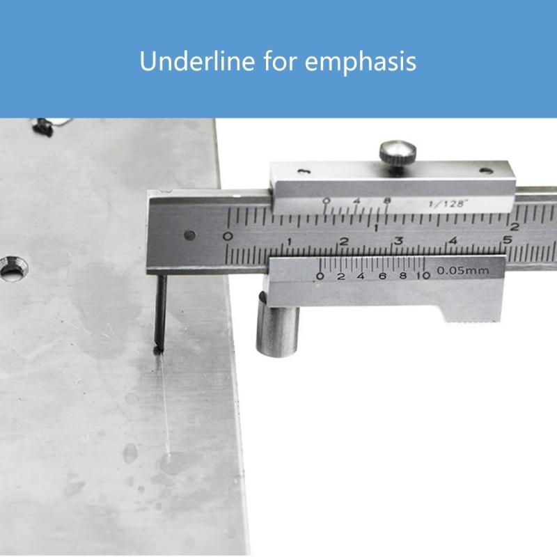 Student Friendly Stainless Steel Caliper 200/300mm Length Double Measurement System With Easy to Read Vernier Scale