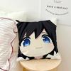Anime Manga Art Chibi D-Demons S-Slayers Cushion Cover Soft Pillow Case For Sofa Living Room Home Office Decor Protective Covers