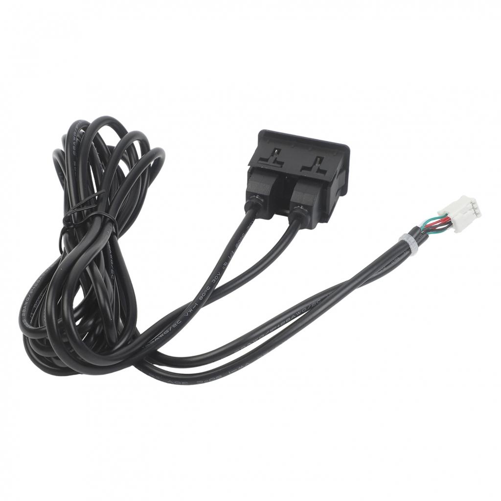 6 Pin USB Port Car Navigation USB Interface Dual USB Panel 6-pin Connector