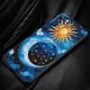Beautiful Sun Moon Glass Phone Case For Oppo Reno 13 12 11 10 7 F Find X5 X6 A98 A80 A79 A78 A57 A54 A31 A17 Pro Soft TPU Cover