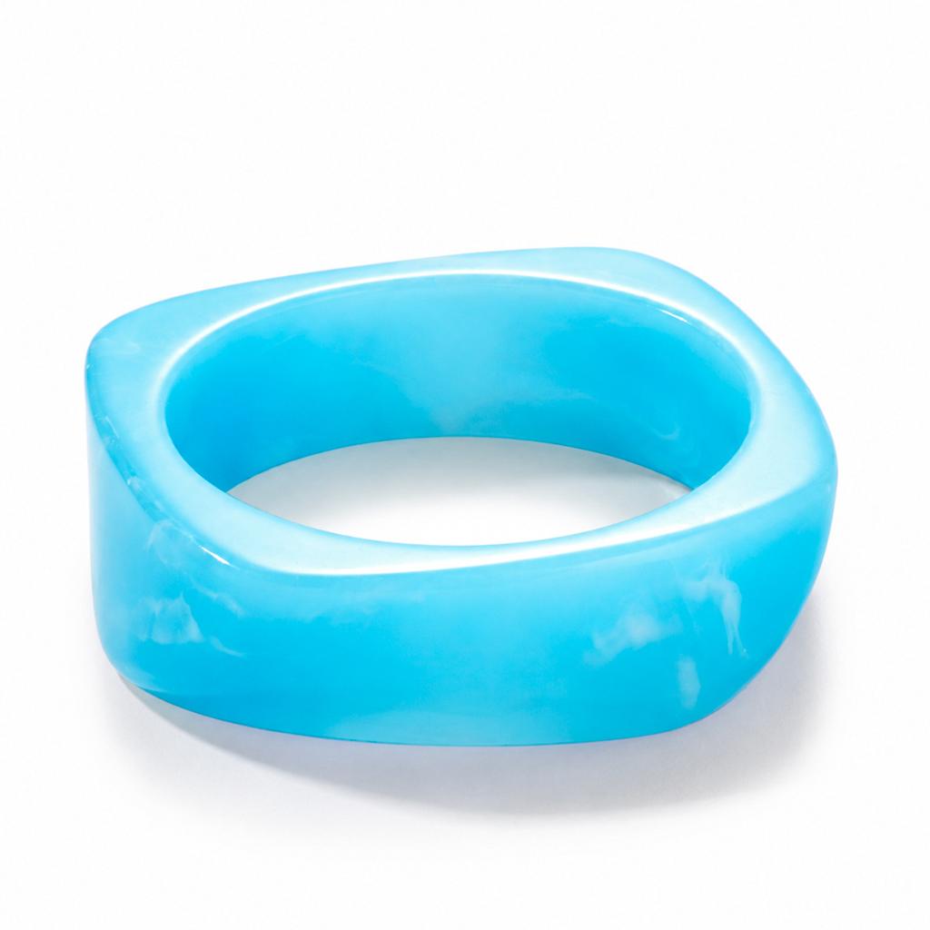 Hot Sale Smudge Coffee Resin Bracelet Ladies Arc Bracelet Girlfriend Ring Fashion Premium Jewelry