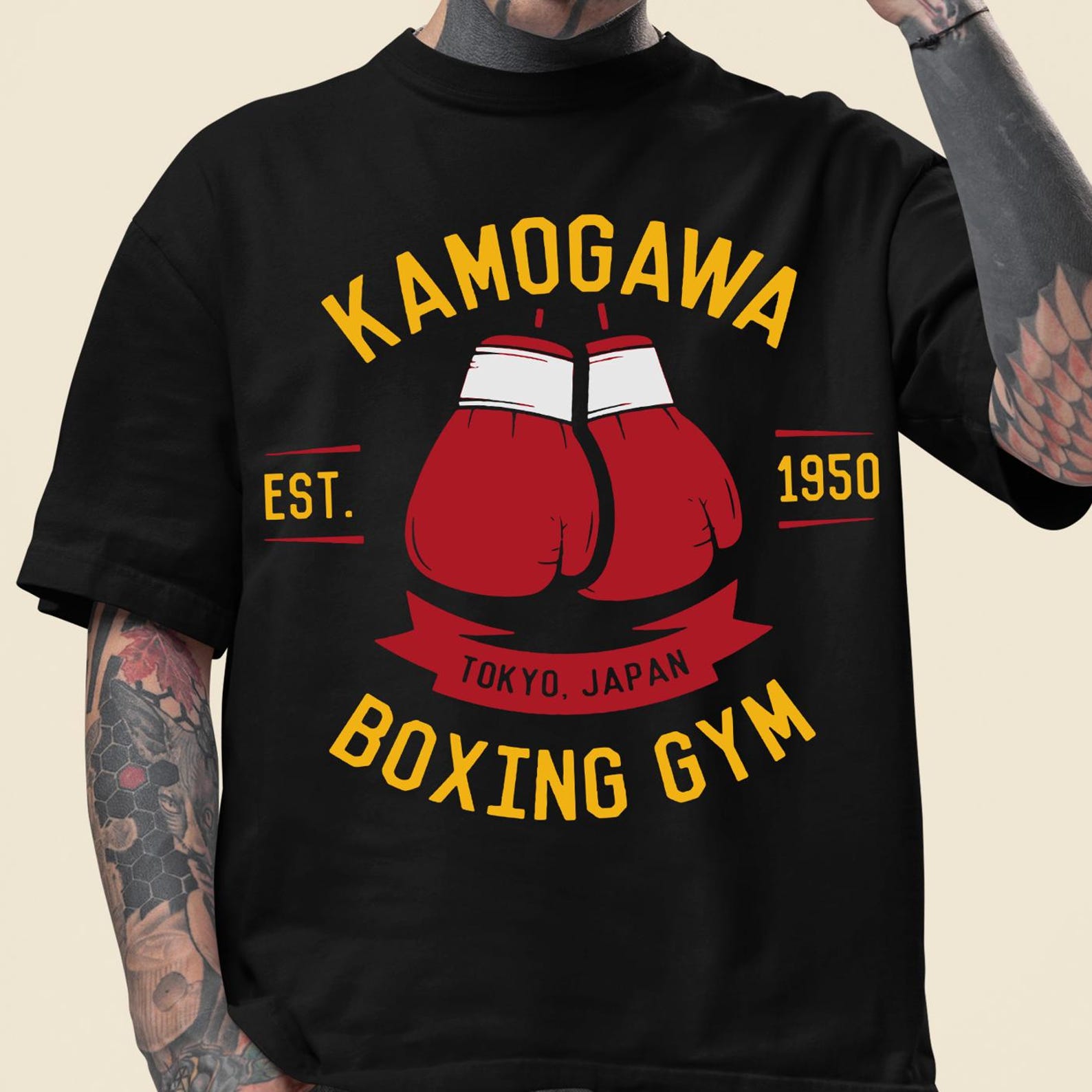 Unisex Vintage Boxing Anime Shirt, Retro Sport Manga T-Shirt, 90s Otaku Graphic Tee S