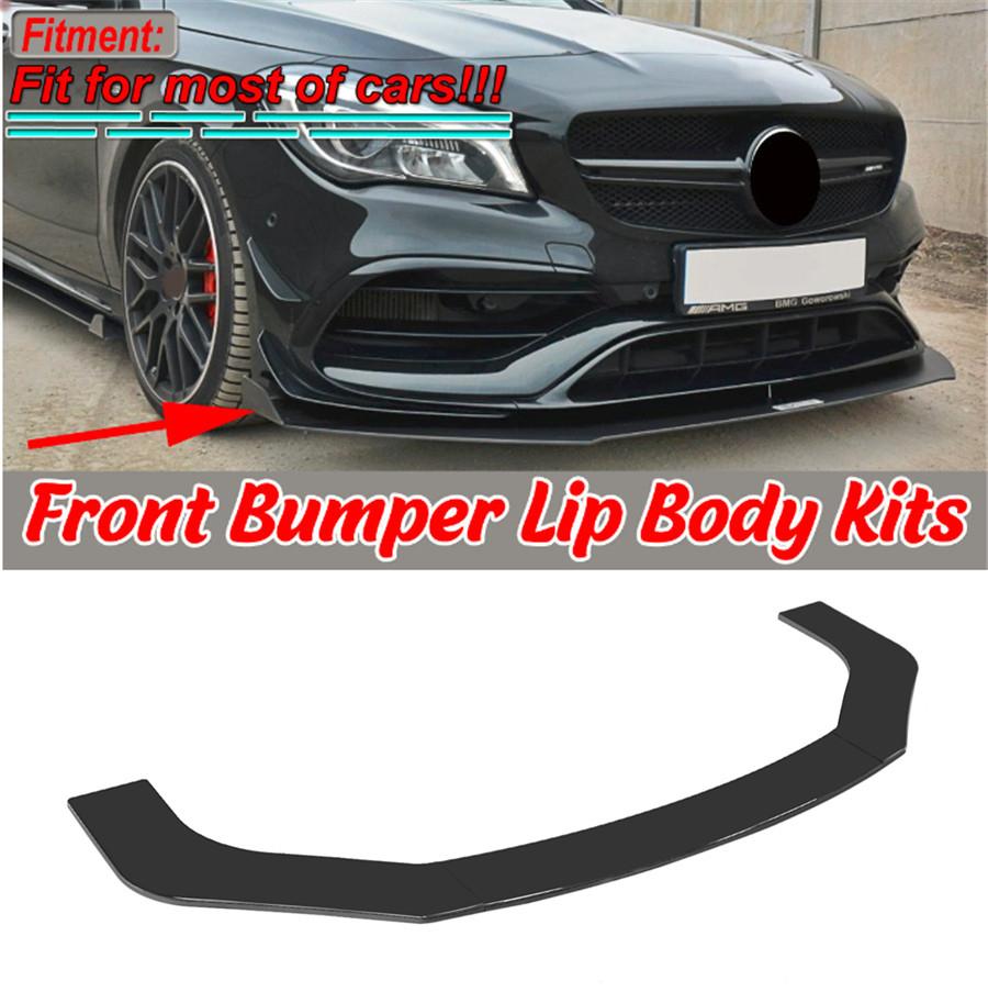 1set Front Lip Chin Bumper Body Kits For Car Universal